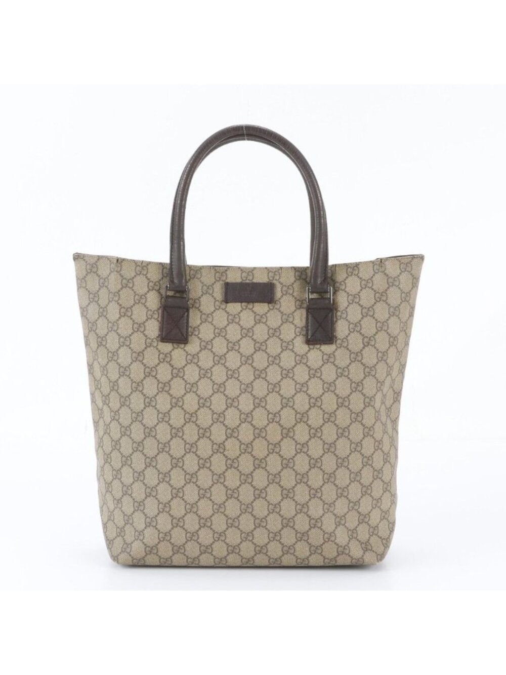 Gucci GG Supreme Leather Tote Bag Shoulder Business Document
